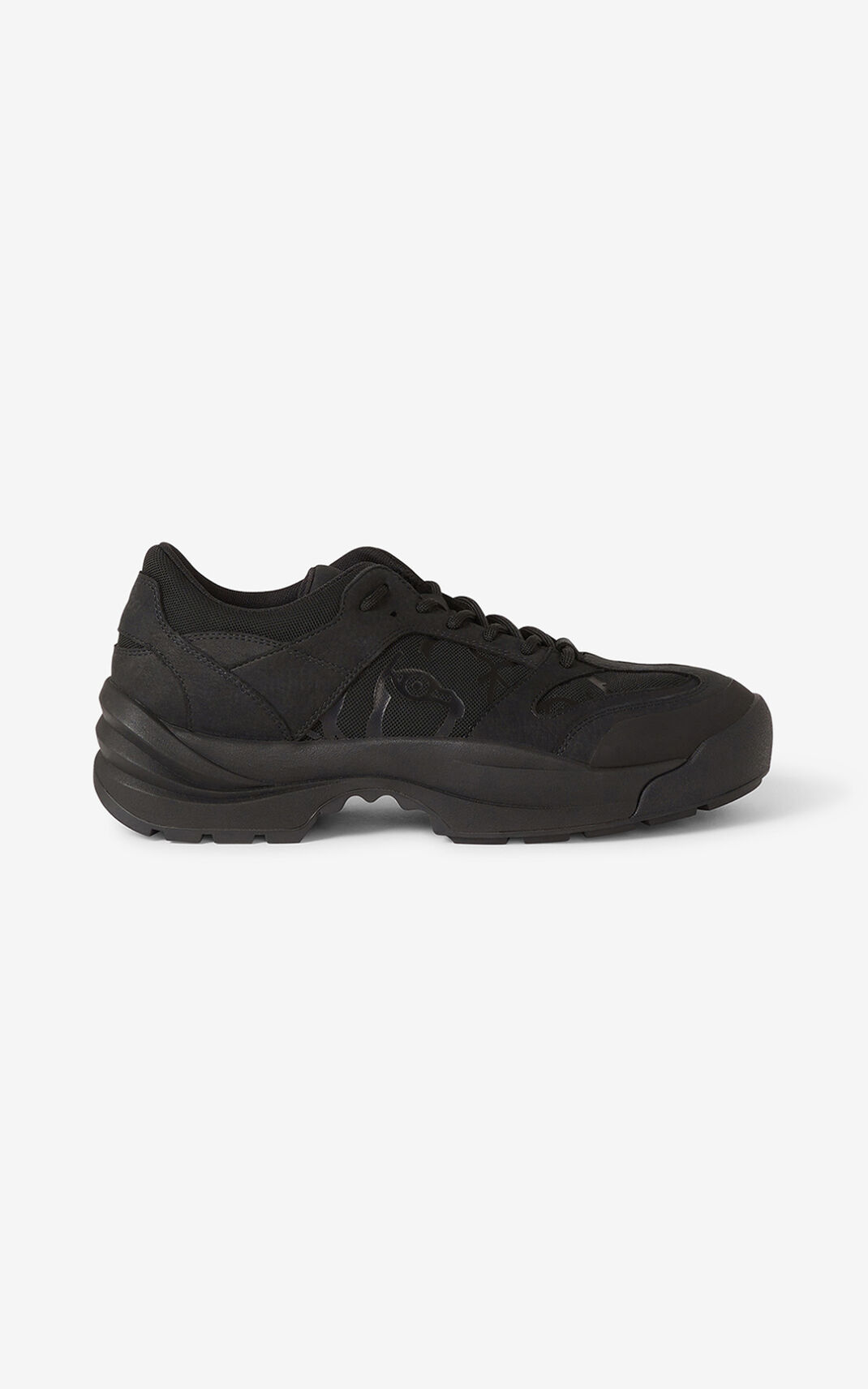 Kenzo Work Sneakers Black For Mens 2351JUWNO